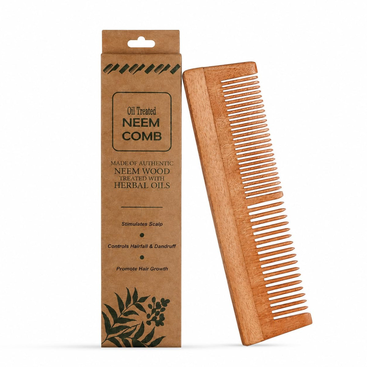 Fruzzona Neem wood Dual Lily Comb